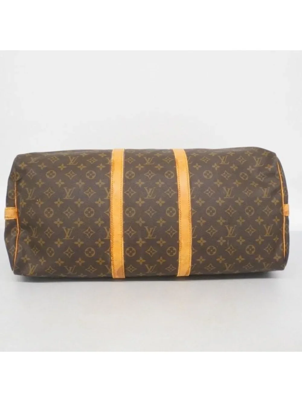 Louis Vuitton Boston Bag Monogram Keepall Bandouliere 55 Brown - Picture 3 of 10